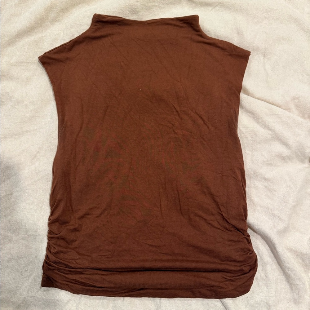 Brown Sleeveless Women's Tank top